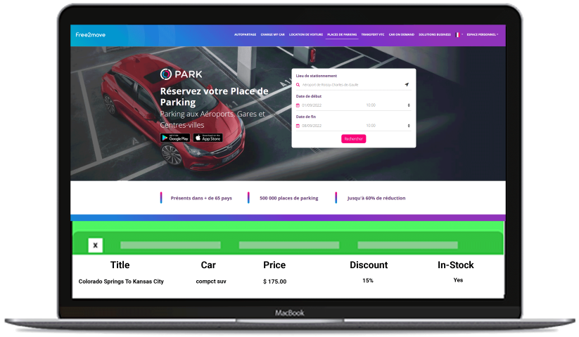Free2Move Car Rental Data Scraping – Scrape Free2Move Car Rental Data