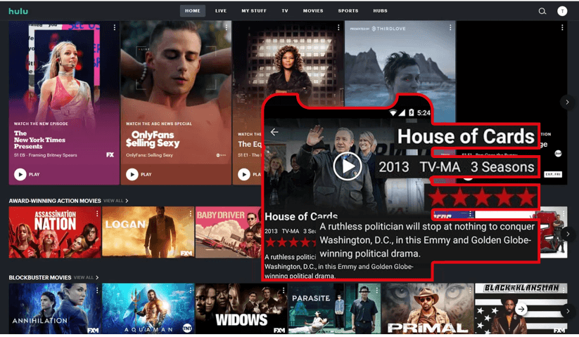 Scraping-Hulu-Video-Apps-Data