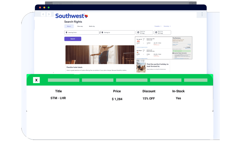 southwest--travel-data-scraping