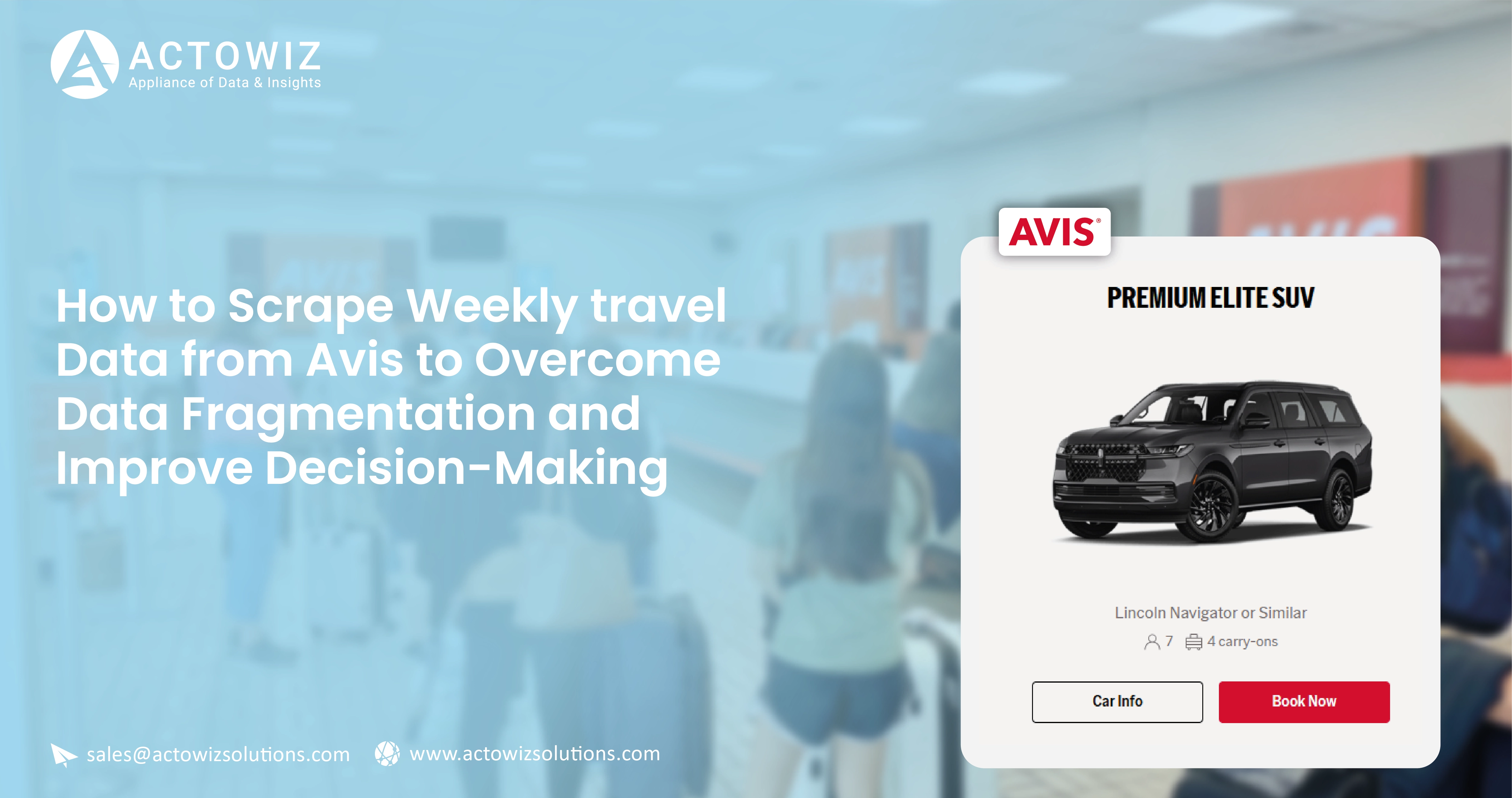 How to Scrape Weekly travel Data from Avis