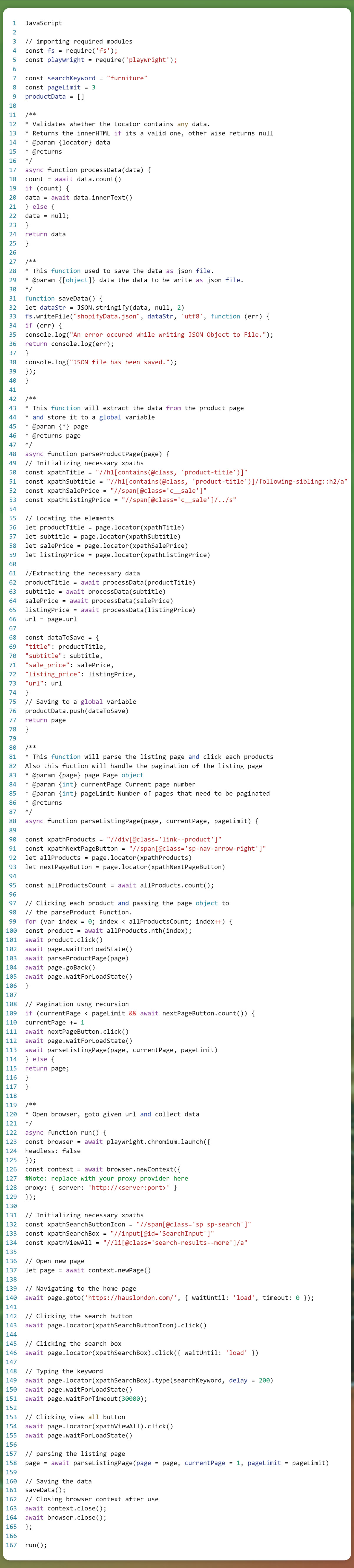 Develop-your-code-to-replicate-browser-actions-and