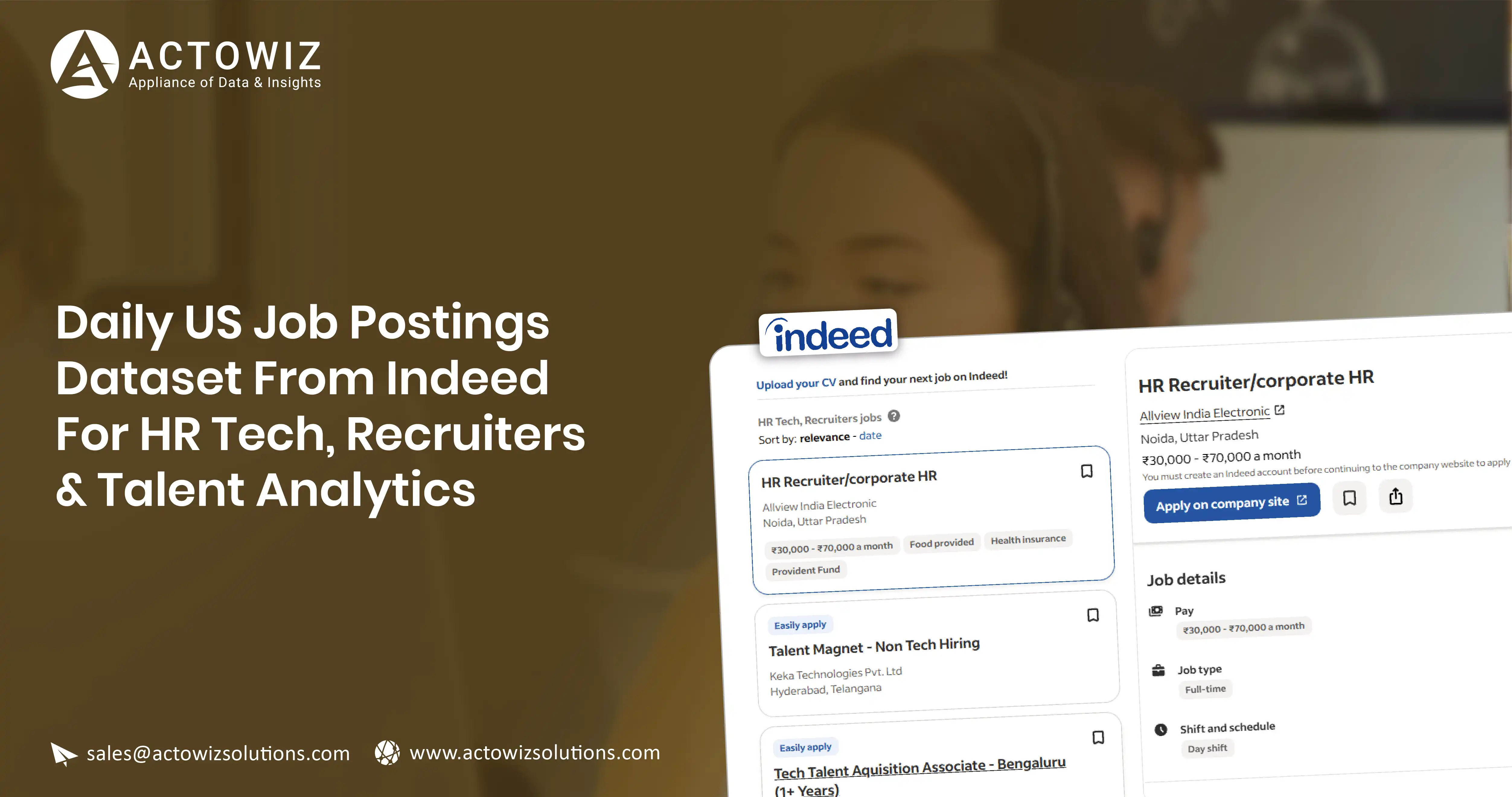 Daily US Job Postings Dataset From Indeed — For HR Tech, Recruiters & Talent Analytics Daily US Job Postings Dataset From Indeed — For HR Tech, Recruiters & Talent Analytics