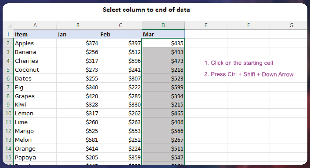 Data-Reading-and-Column-Selection