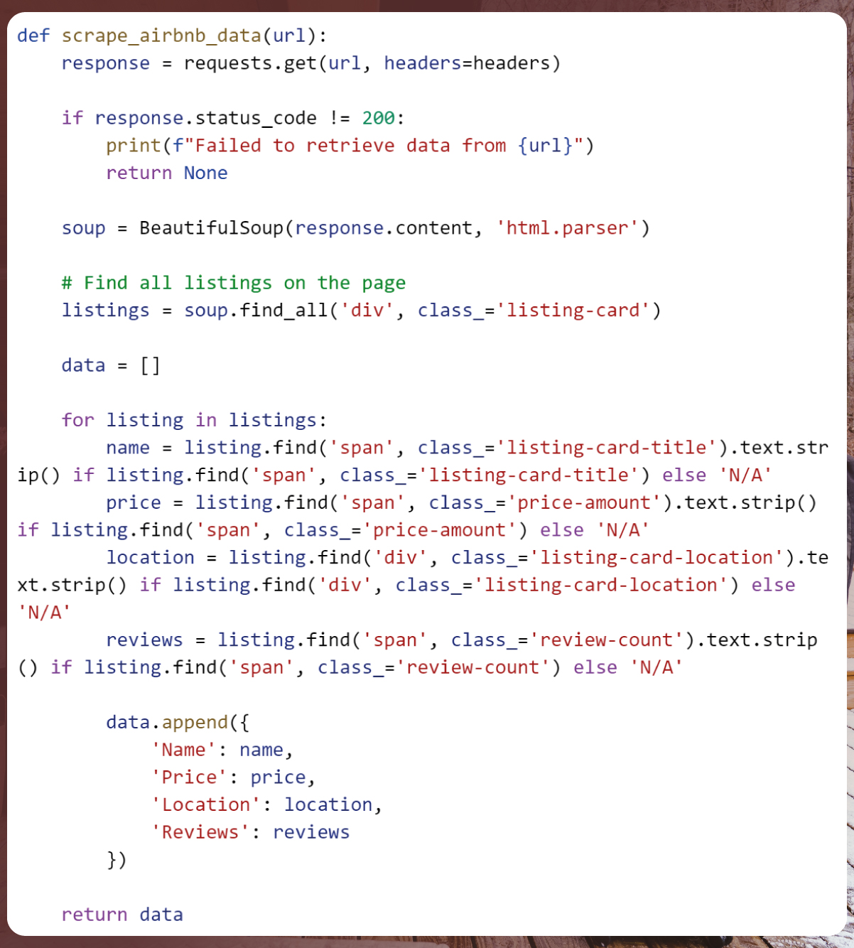 Function-to-Scrape--Data-from-Airbnb-Listings