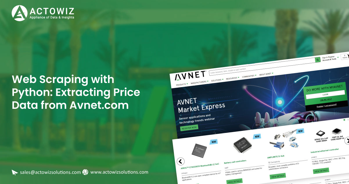 Web-Scraping-with-Python-Extracting-Price-Data-from-Avnet-com
