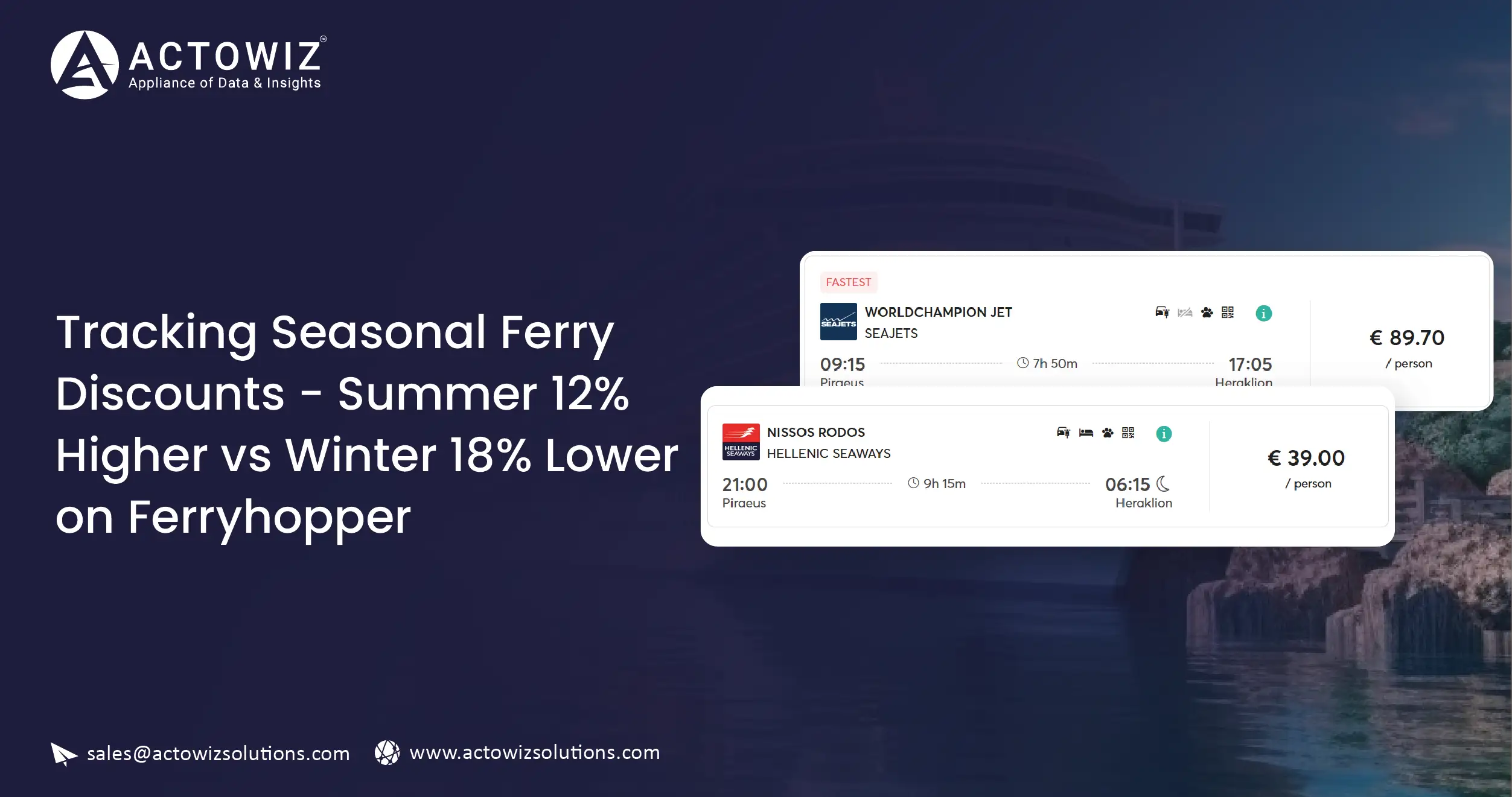 Tracking Seasonal Ferry Discounts: Summer vs Winter Deals