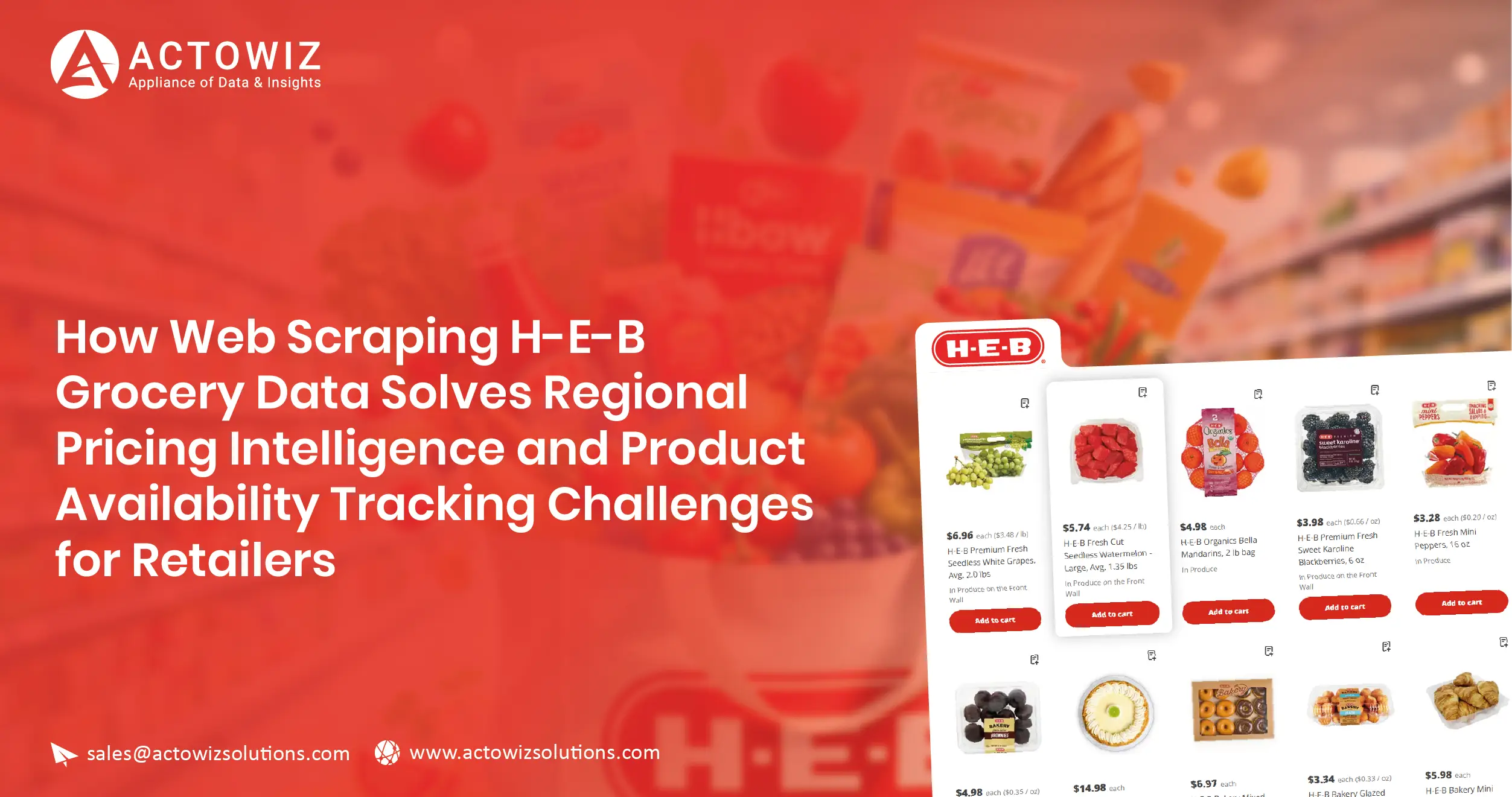 Web Scraping H-E-B Grocery Data for Retail Insights