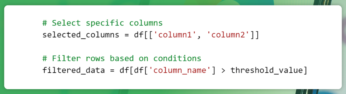 Filtering-and-Selection