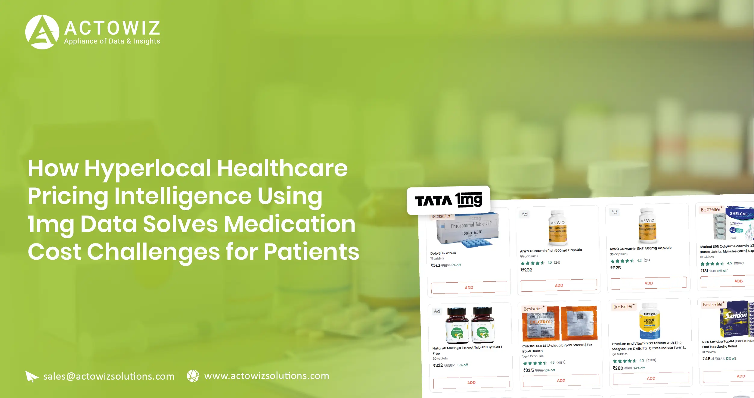 Hyperlocal Intelligence How Hyperlocal Healthcare Pricing Intelligence Using 1mg Data Helps