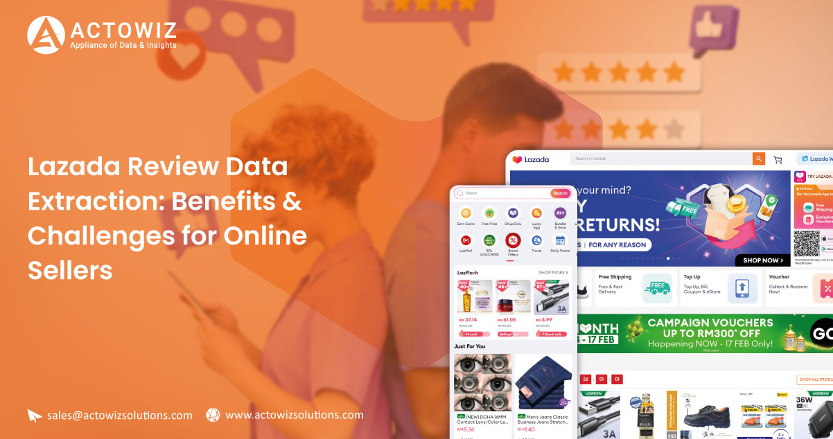 Lazada-Review-Data-Extraction-Benefits-&-Challenges-for-Online-Sellers