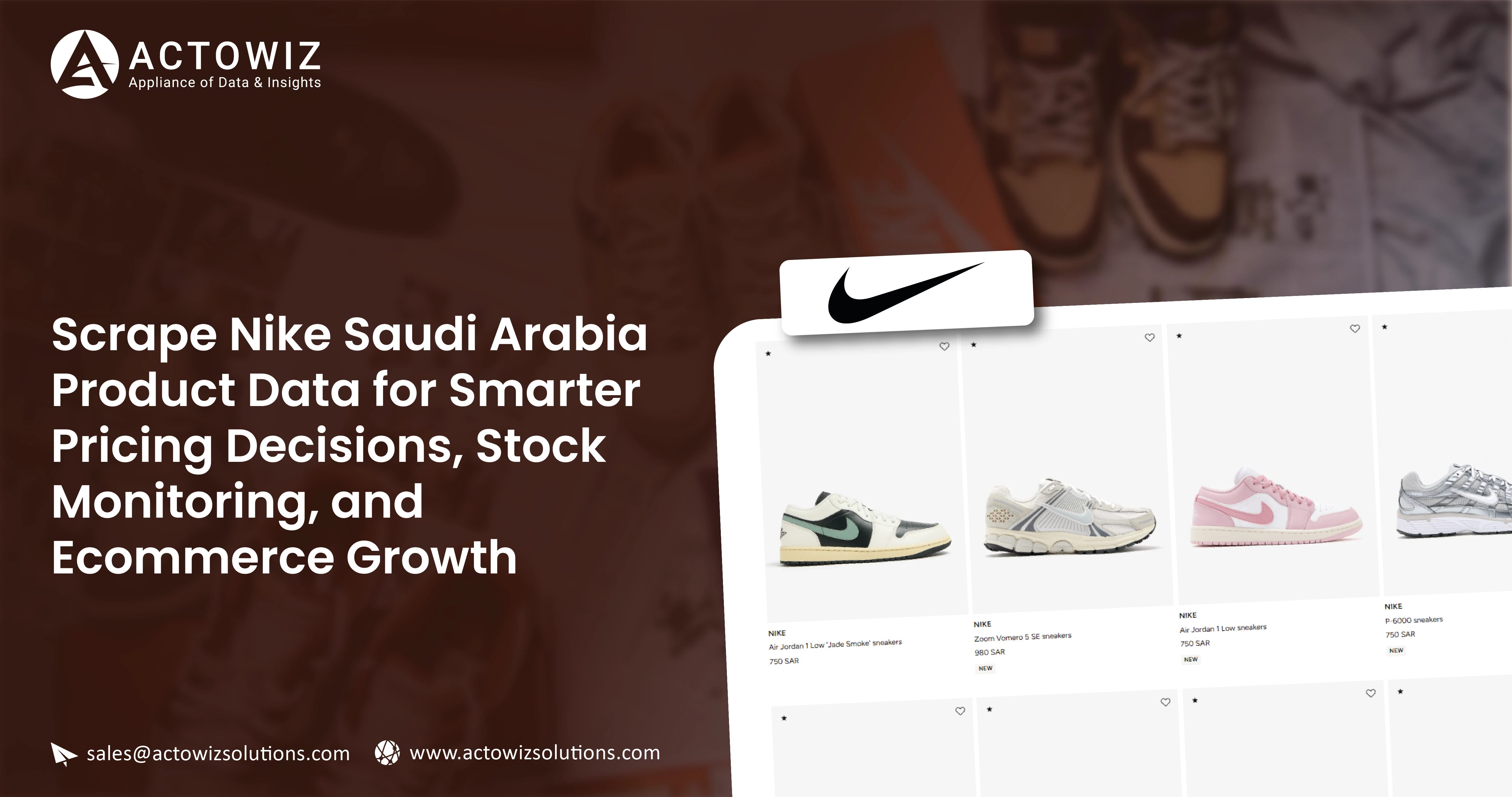 Scrape Nike Saudi Arabia Product