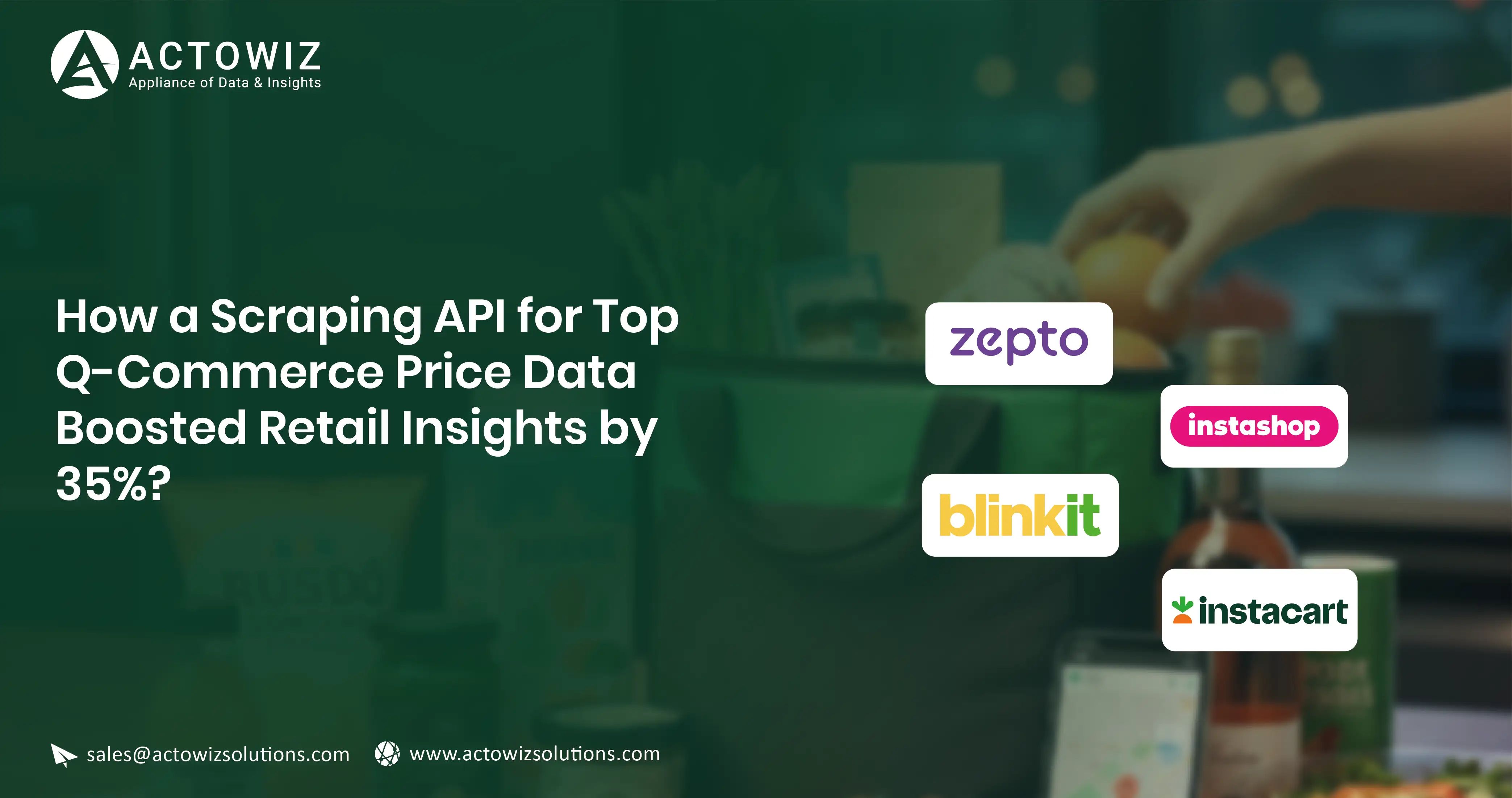 Scraping API for Top Q-Commerce Price Data