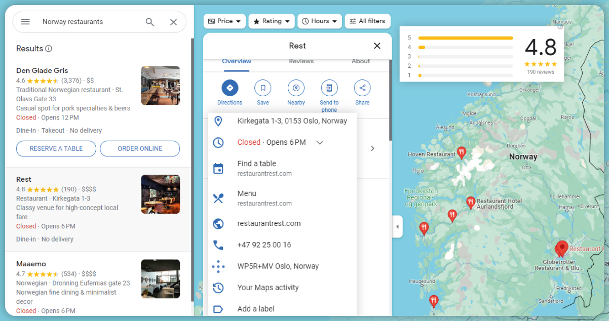 Data-Fields-to-Scrape-Data-from-Restaurants-in-Luxembourg-and-Norway