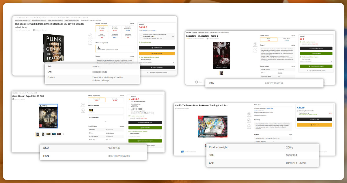 Scrape-and-Gather-EAN-Codes-from-FNAC-com-for-Books-CDs-DVDs-Blu-rays-Video-Games-and-Toys