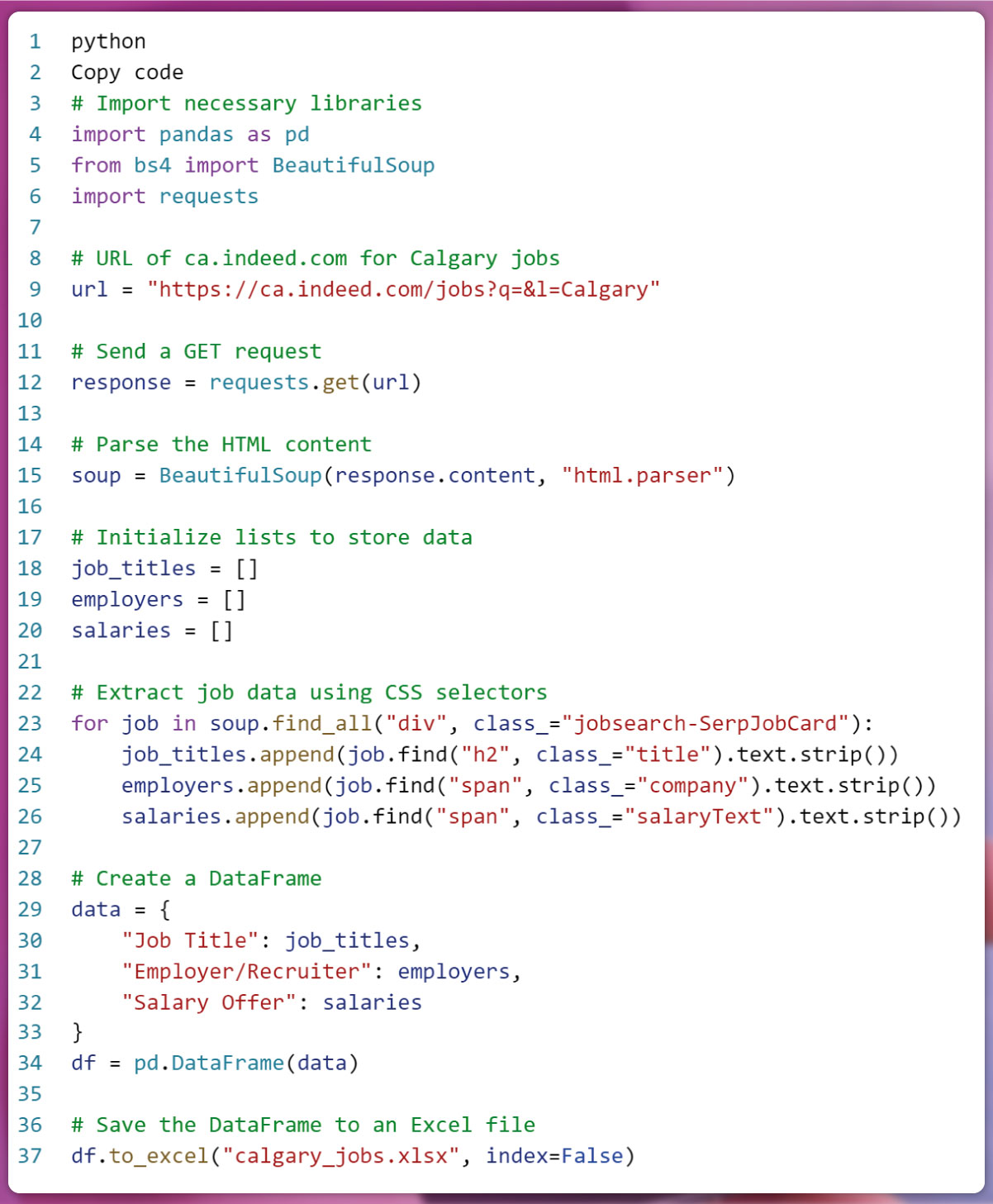 The-Scraping-Code