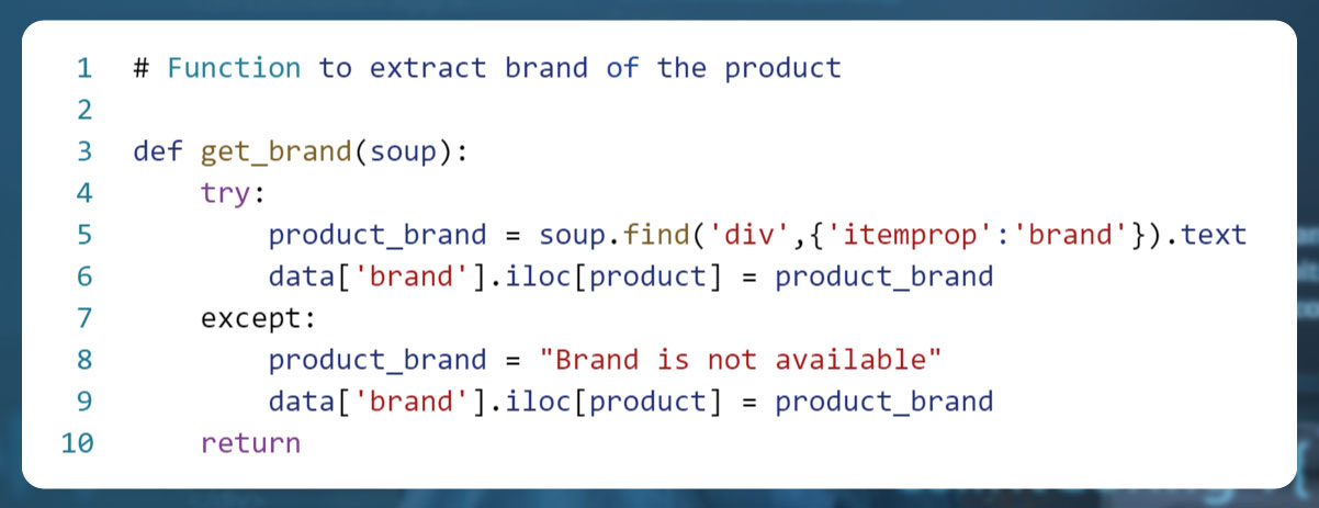 Function-for-extracting-a-product-brand