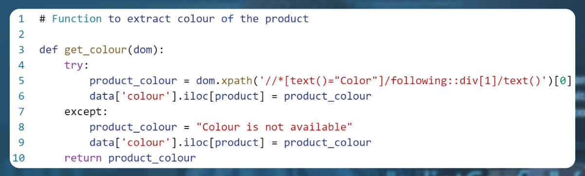 Function-for-extracting-product-color