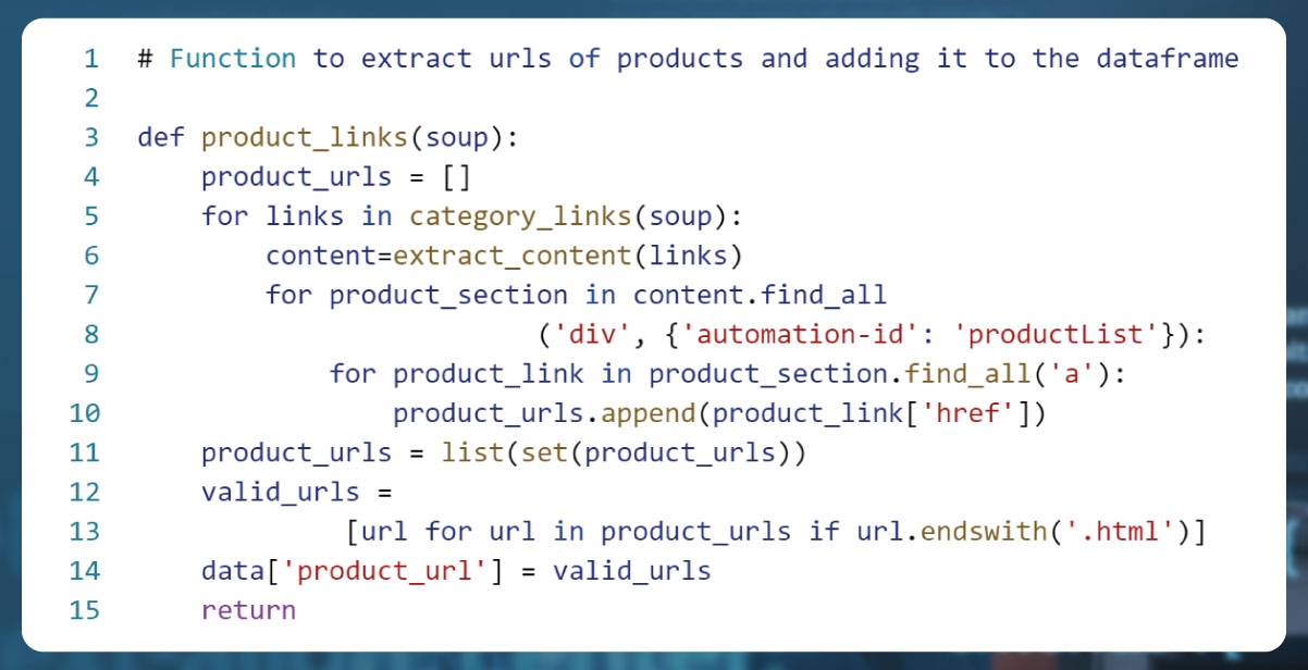 Function-for-extracting-product-links