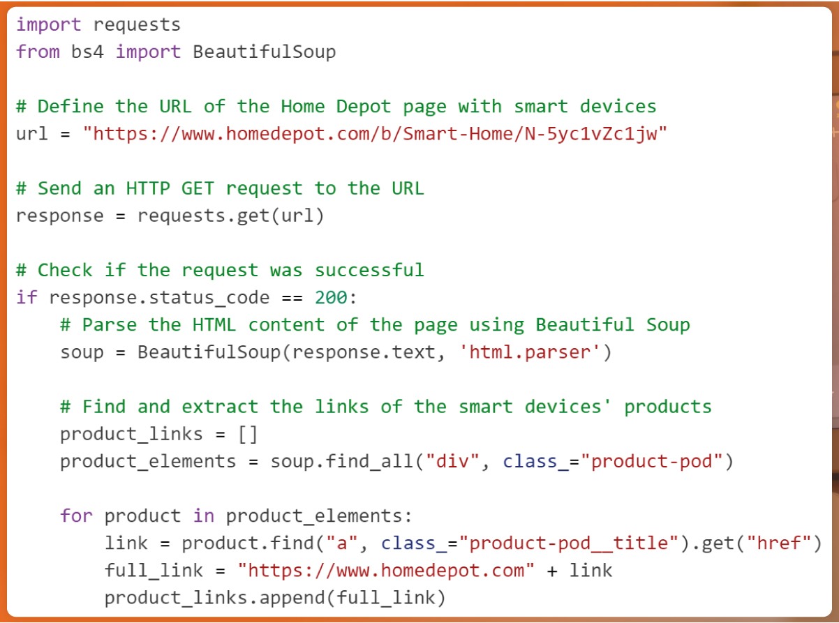 Obtaining-Product-Links-Initiation-of-Web-Scraping-Process