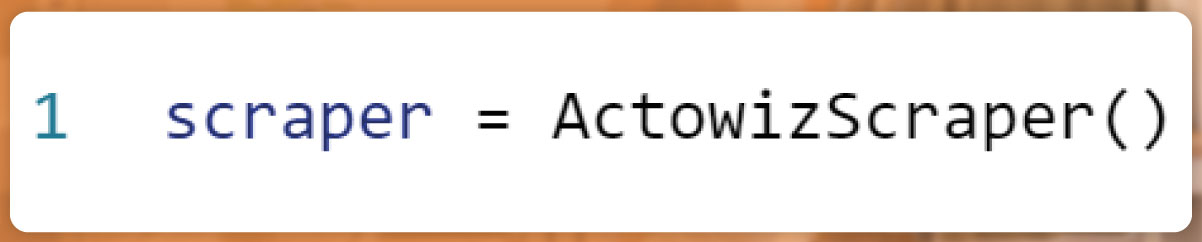 Set-Up-ActowizScraper