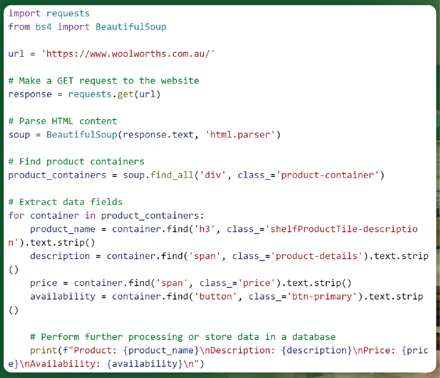 Python-Code-for-Scraping-Woolworths-Supermarket-Data-01