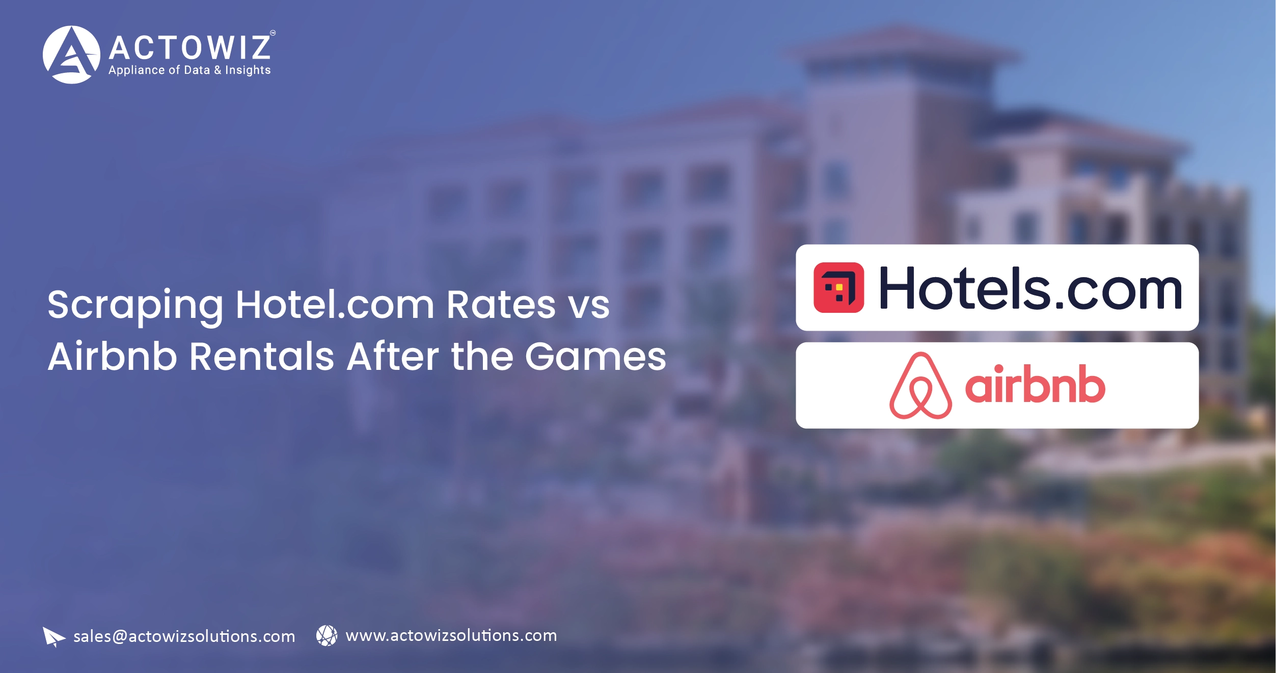 Weekly Hotel Rates Hotel Rates vs Airbnb Rentals After the Games | Data Scraping