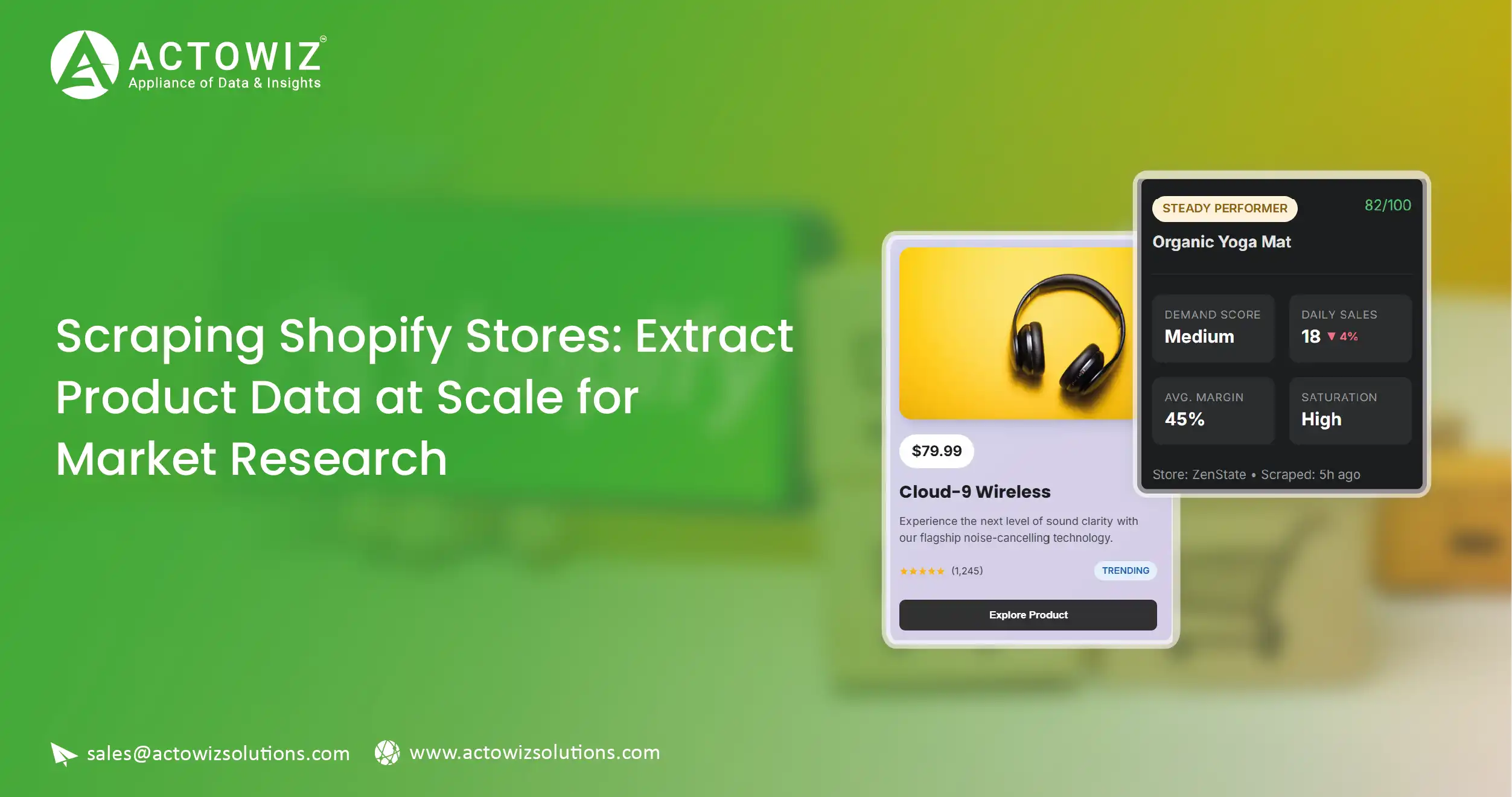 Scraping Shopify Stores: Extract Product Data at Scale | Actowiz