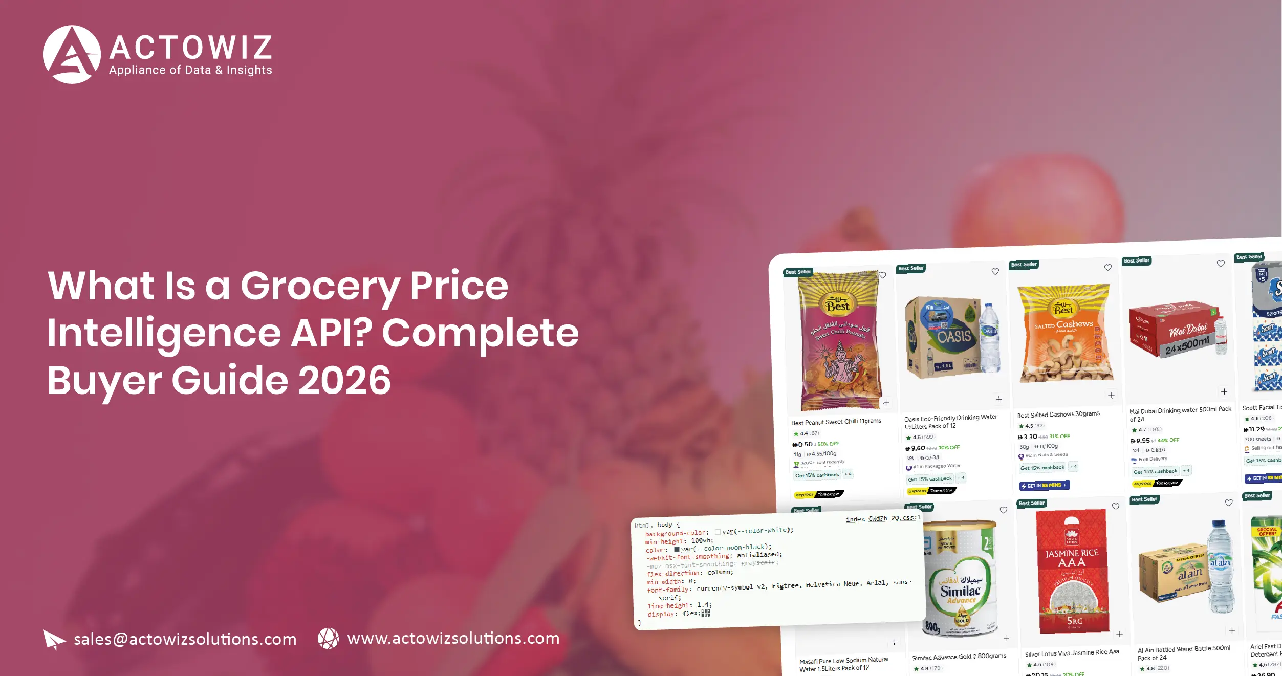 What Is A Grocery Price Intelligence API Complete Buyer Guide 2026