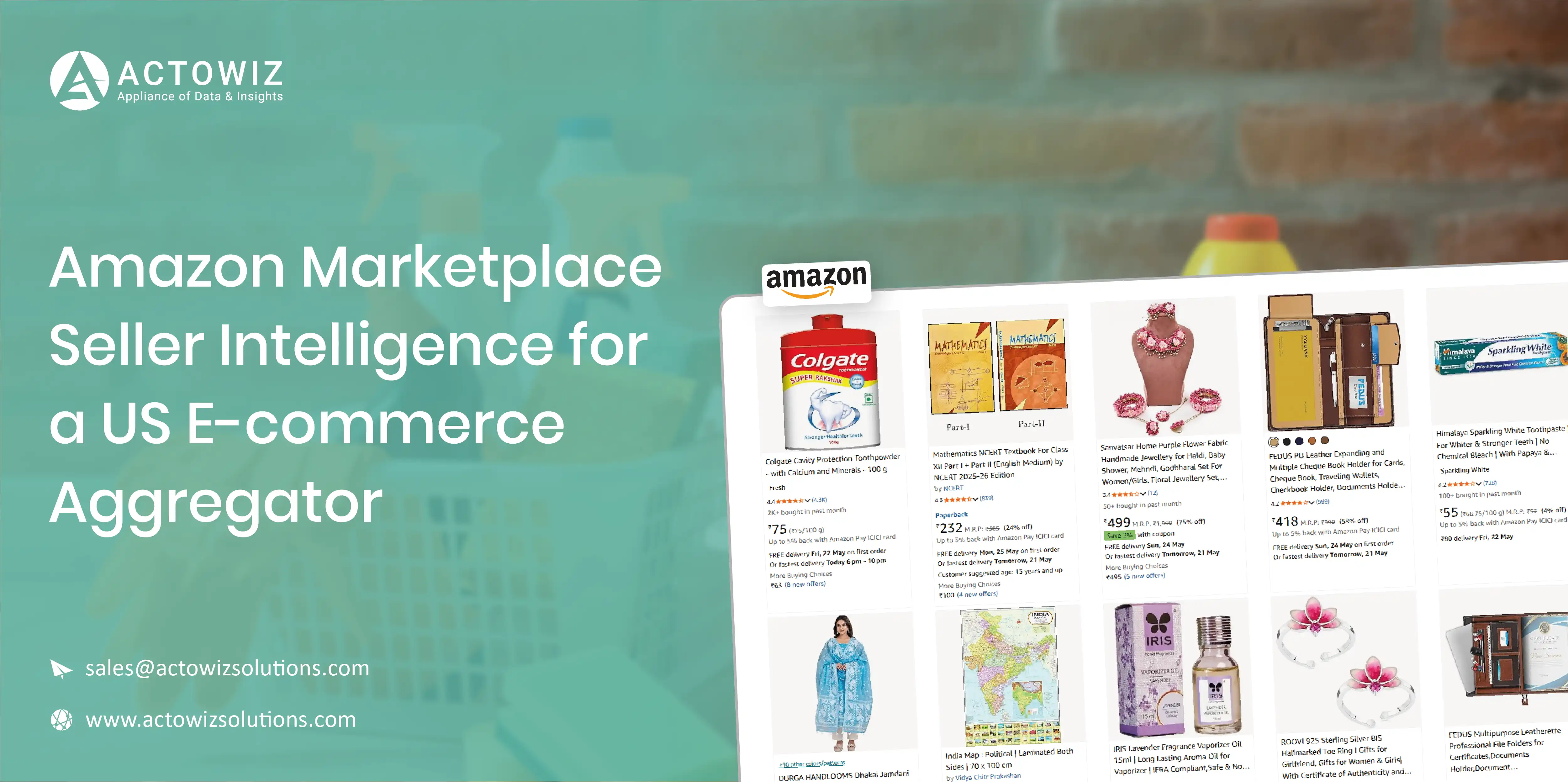 Amazon Marketplace Seller Intelligence For A US E Commerce Aggregator