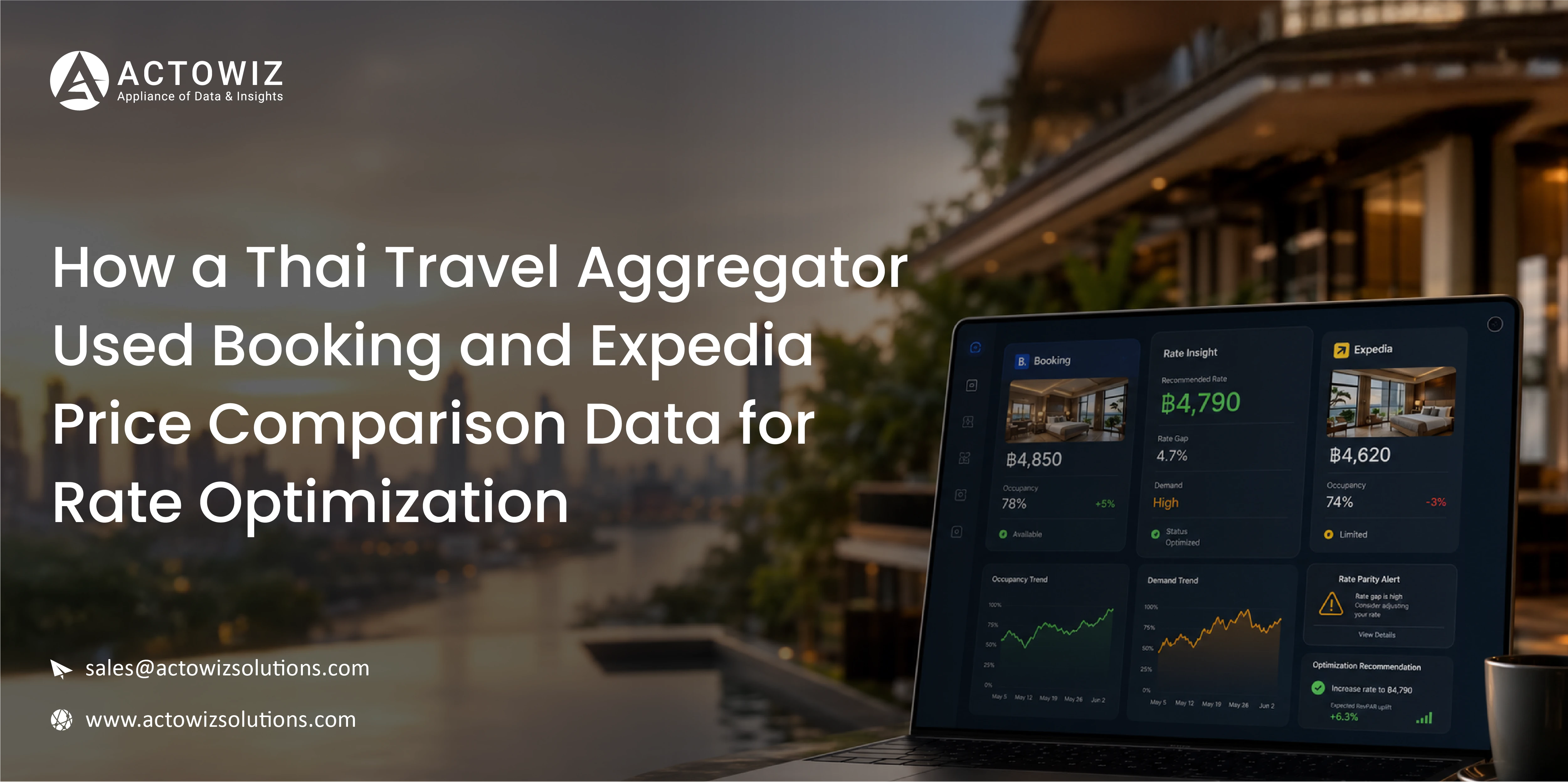 How A Thai Travel Aggregator Used Booking + Expedia Price Comparison Data For