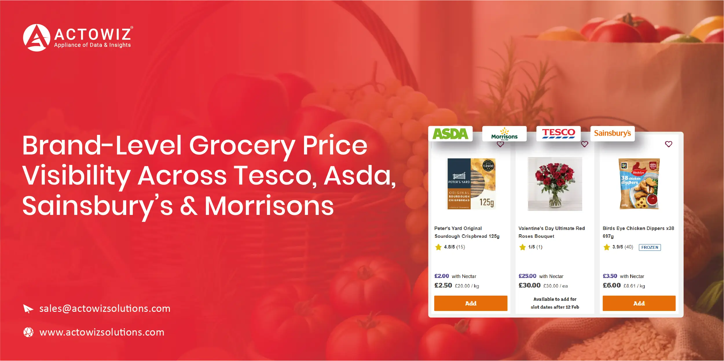 Case Study   Brand Level Grocery Price Visibility Across Tesco, Asda, Sainsbury’S & Morrisons