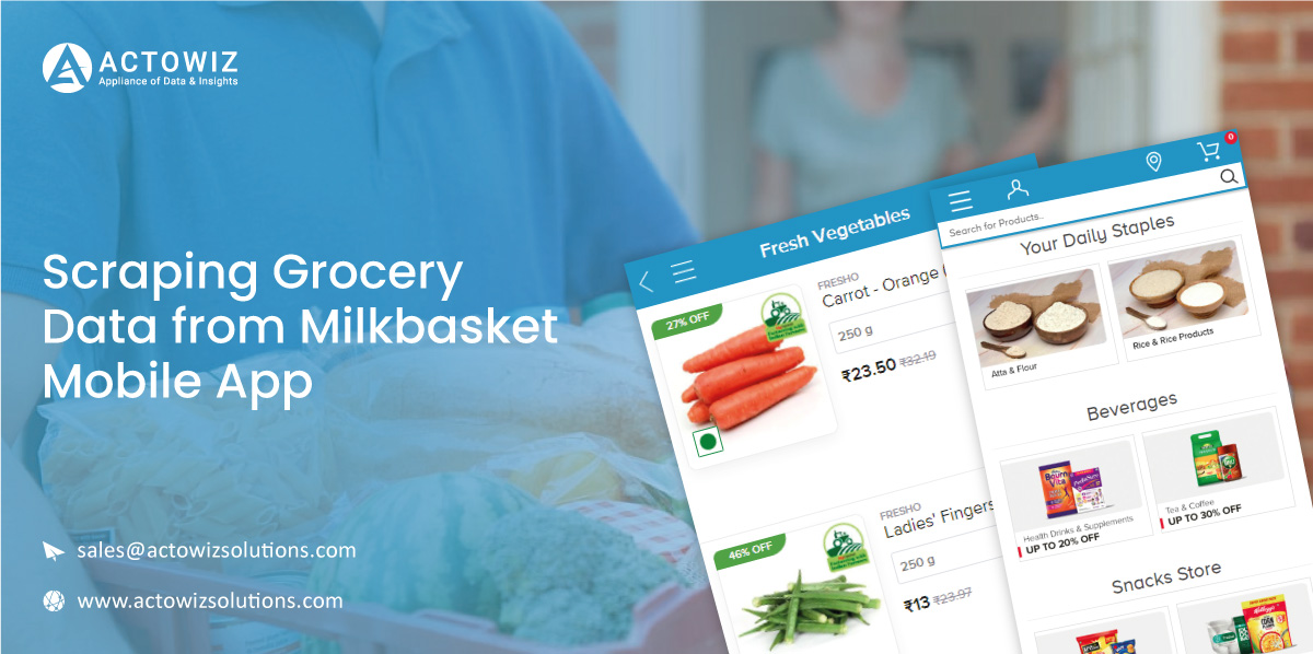 Scraping-Grocery-Data-from-Milkbasket-Mobile