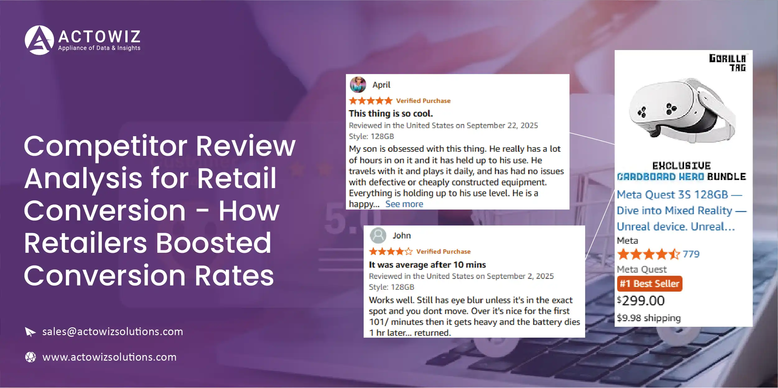 Competitor Review Analysis for Retail Conversion Competitor Review Analysis for Retail Conversion