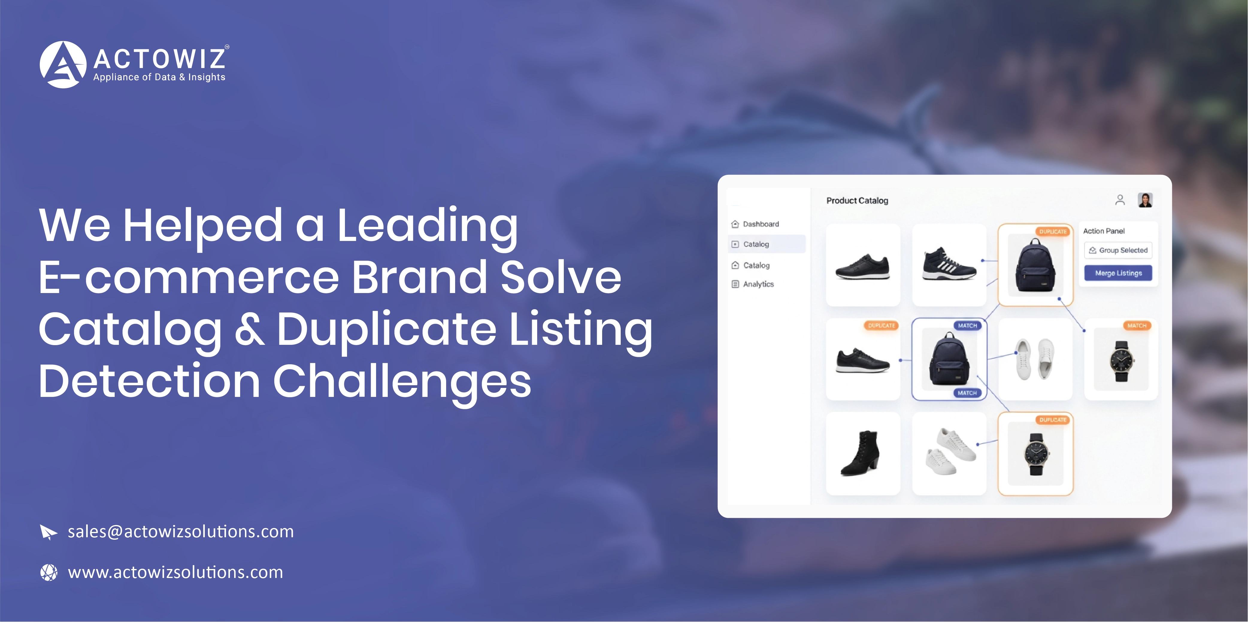 Case Study   We Helped A Leading E Commerce Brand Solve Catalog & Duplicate Listing Detection Challenges