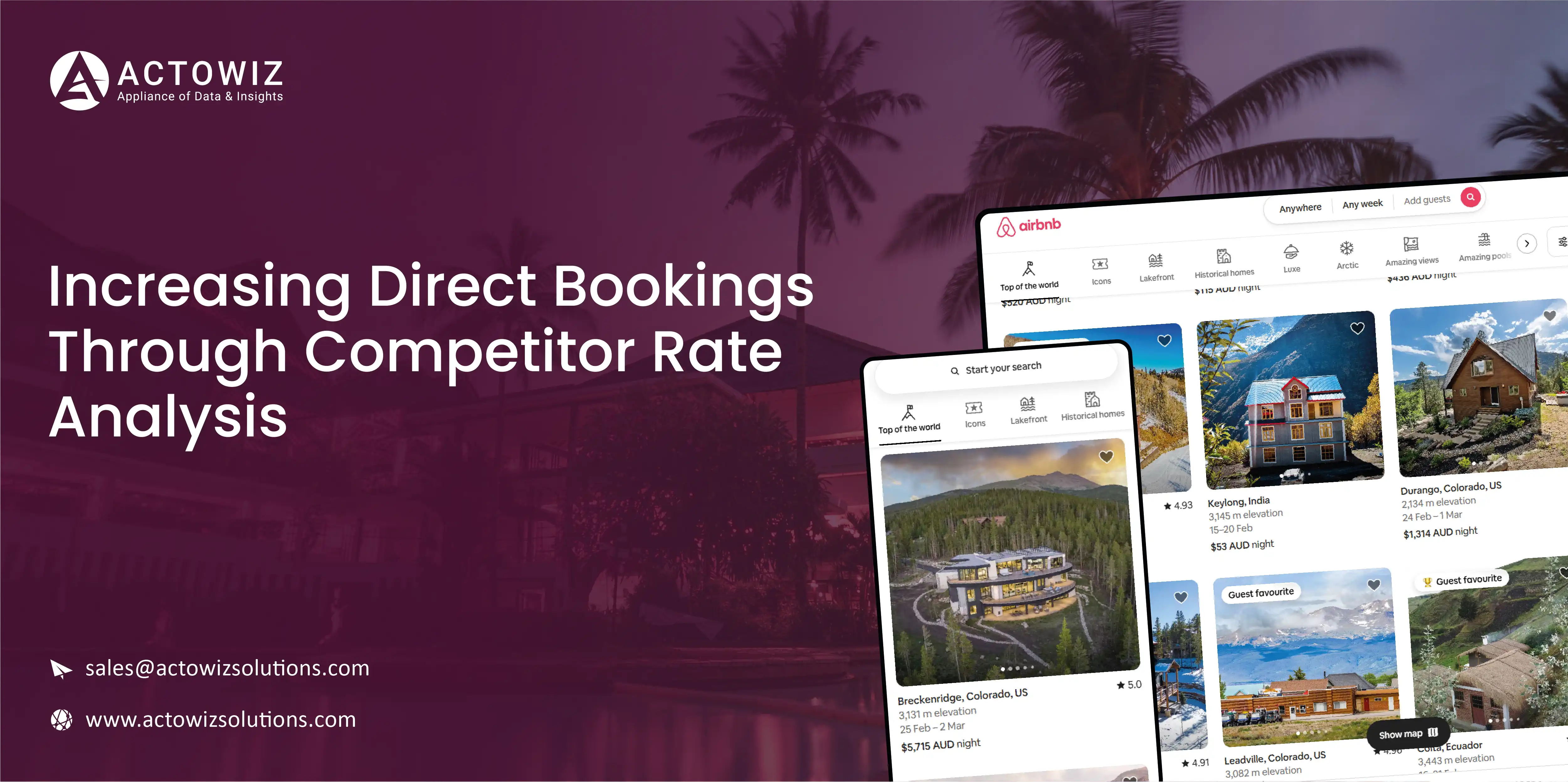 Boost Direct Hotel Bookings with Competitor Rate Analysis