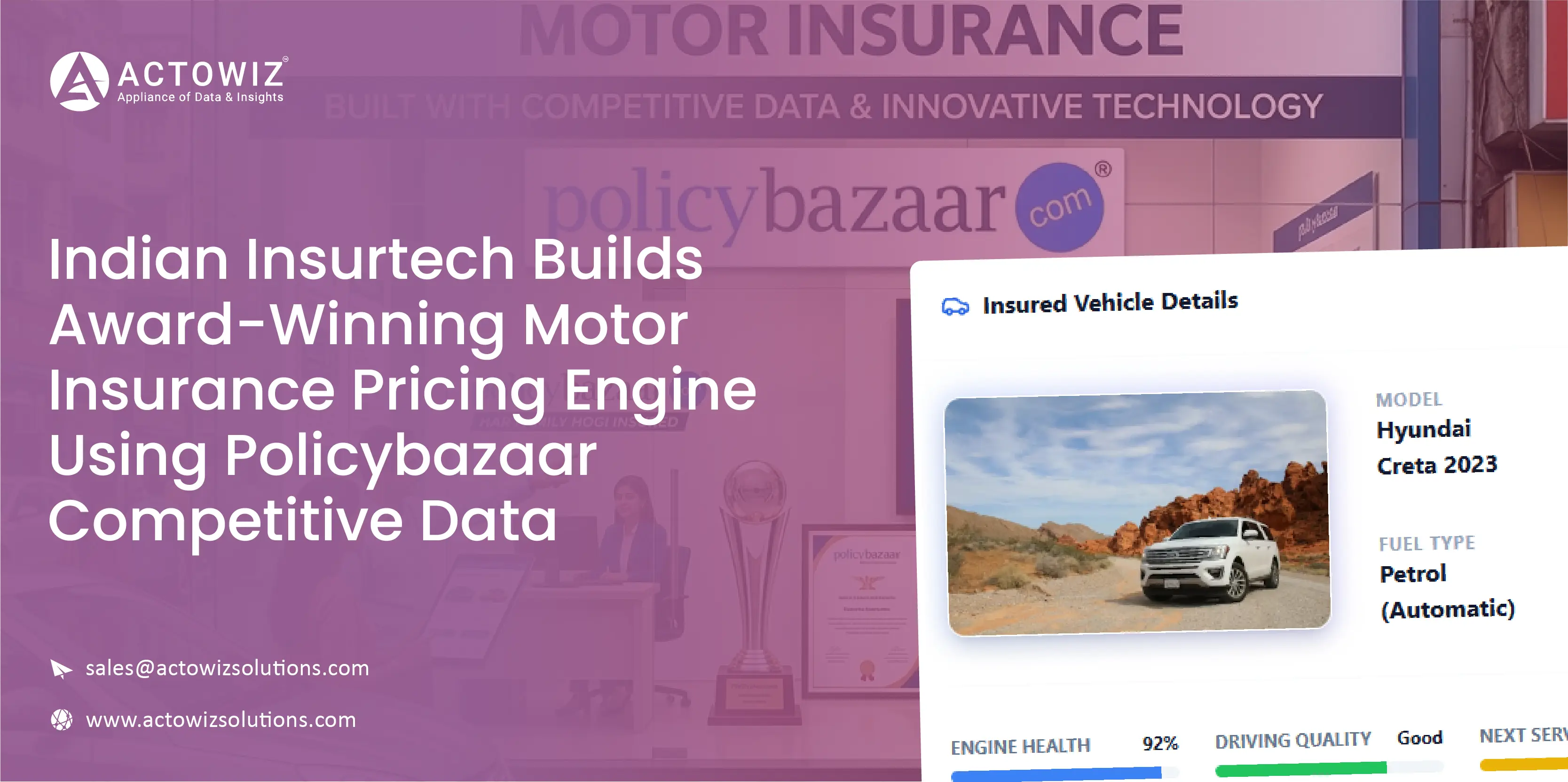 Indian Insurtech Builds Award-Winning Motor Insurance Pricing Engine ...