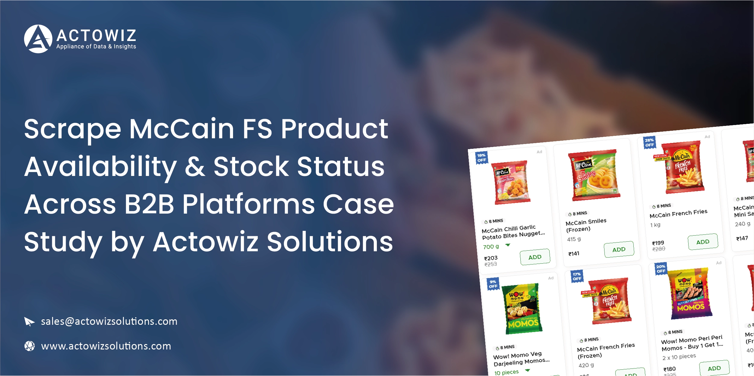 Scrape McCain FS Product Availability & Stock Status Across B2B Platforms Scrape McCain FS Product Availability & Stock Status Across B2B Platforms