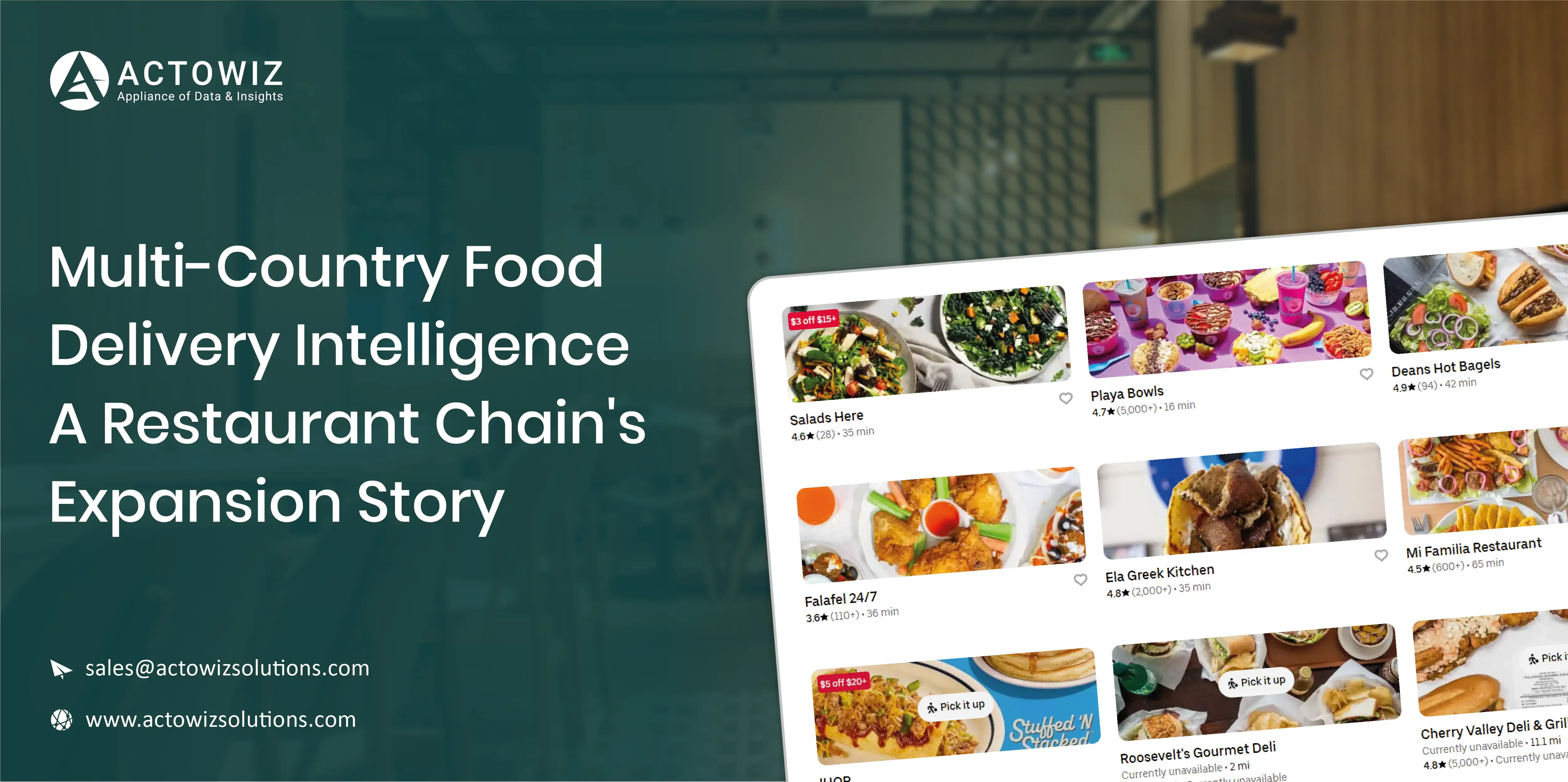 Multi Country Food Delivery Intelligence