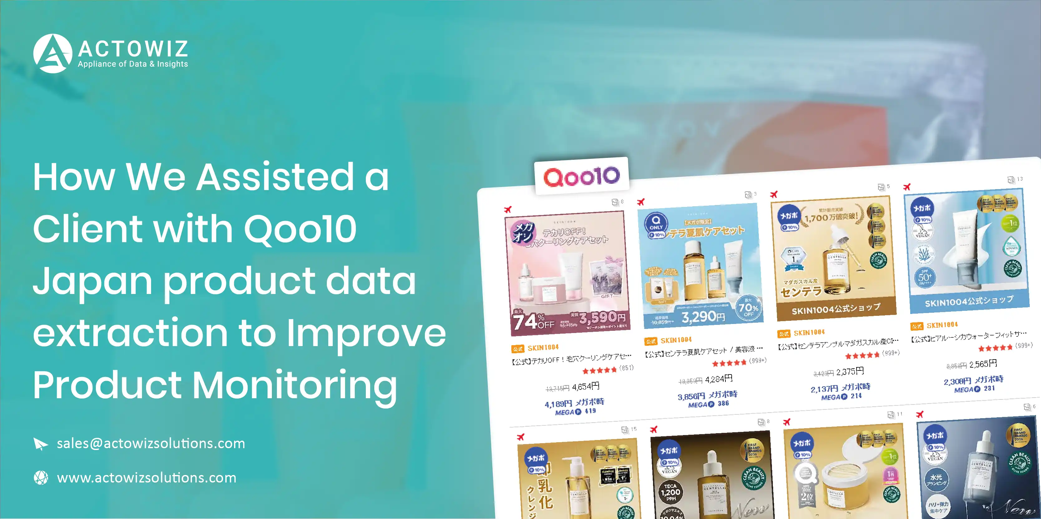 How We Assisted A Client With Qoo10 Japan Product Data