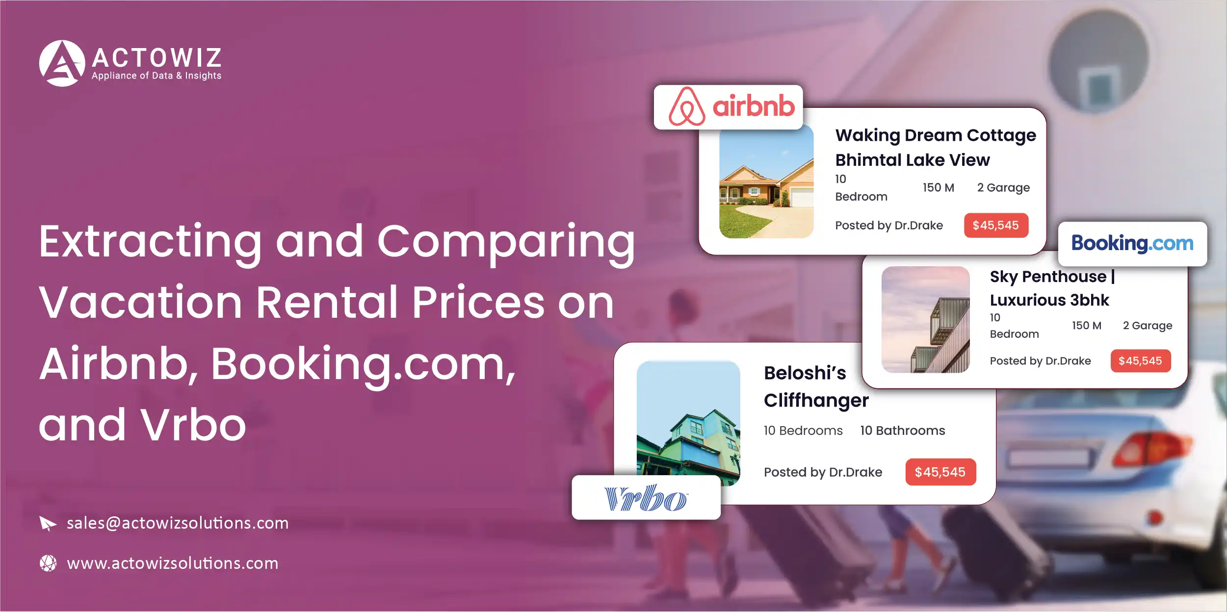 Compare Airbnb, Booking & Vrbo Rental Prices with Web Scraping