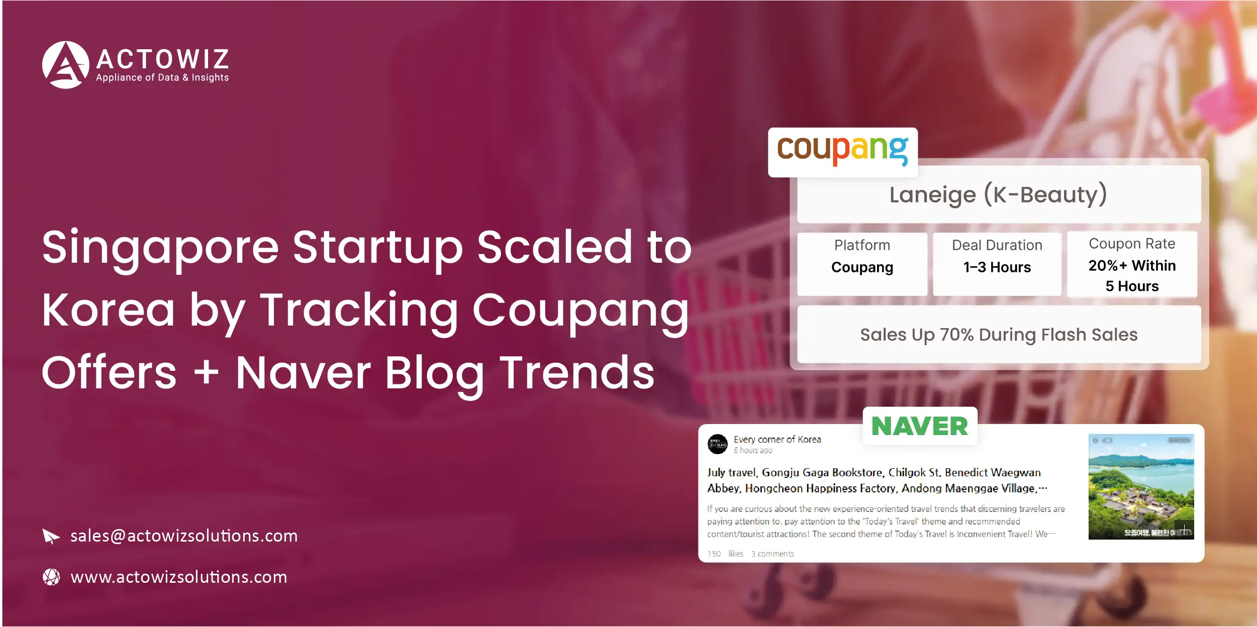 Singapore Startup Used Naver + Coupang Data to Scale in Korea