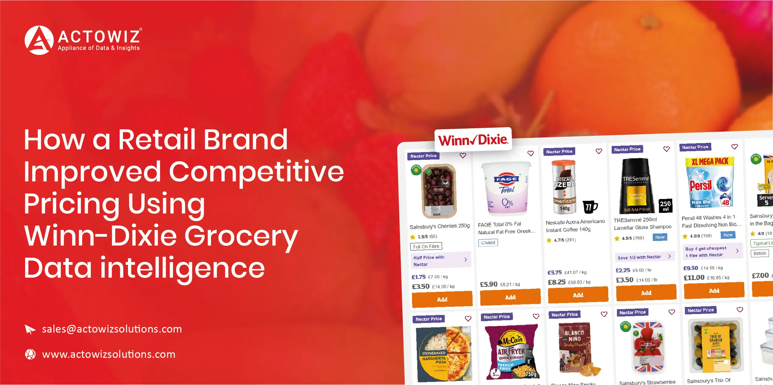 How A Retail Brand Improved Competitive Pricing Using Winn Dixie Grocery Data Intelligence